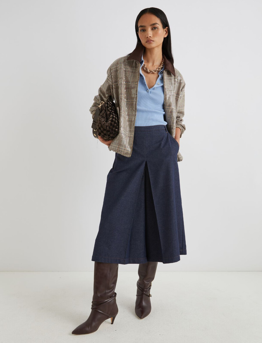 paillettenbesetzte bomberjacke – beige