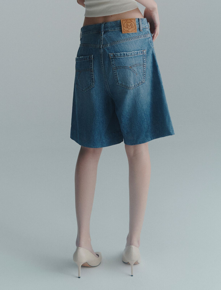 jeansshorts - delave` blau
