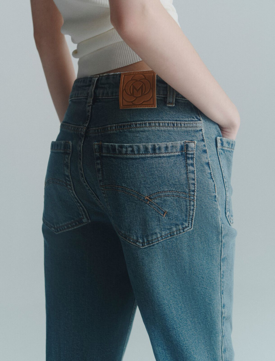 bootcut-jeans – preußischblau