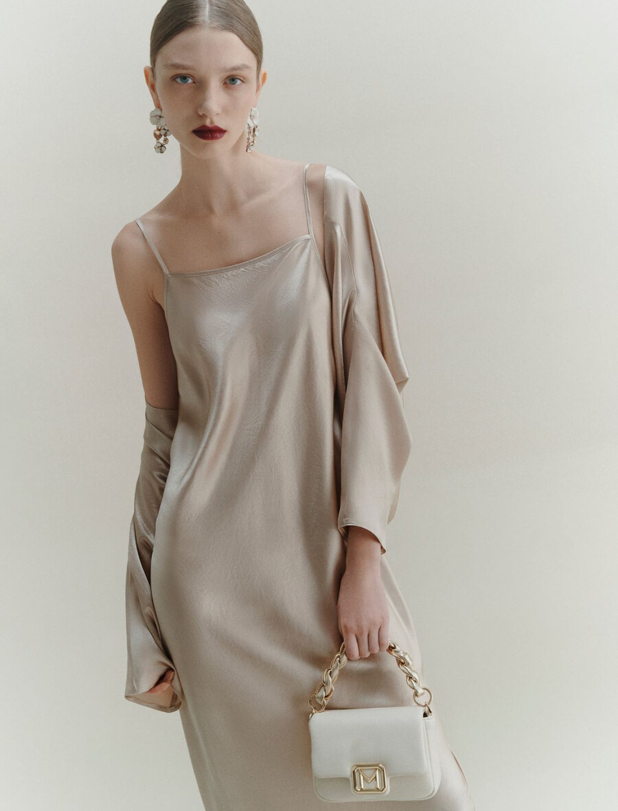 satin-unterkleid - natur