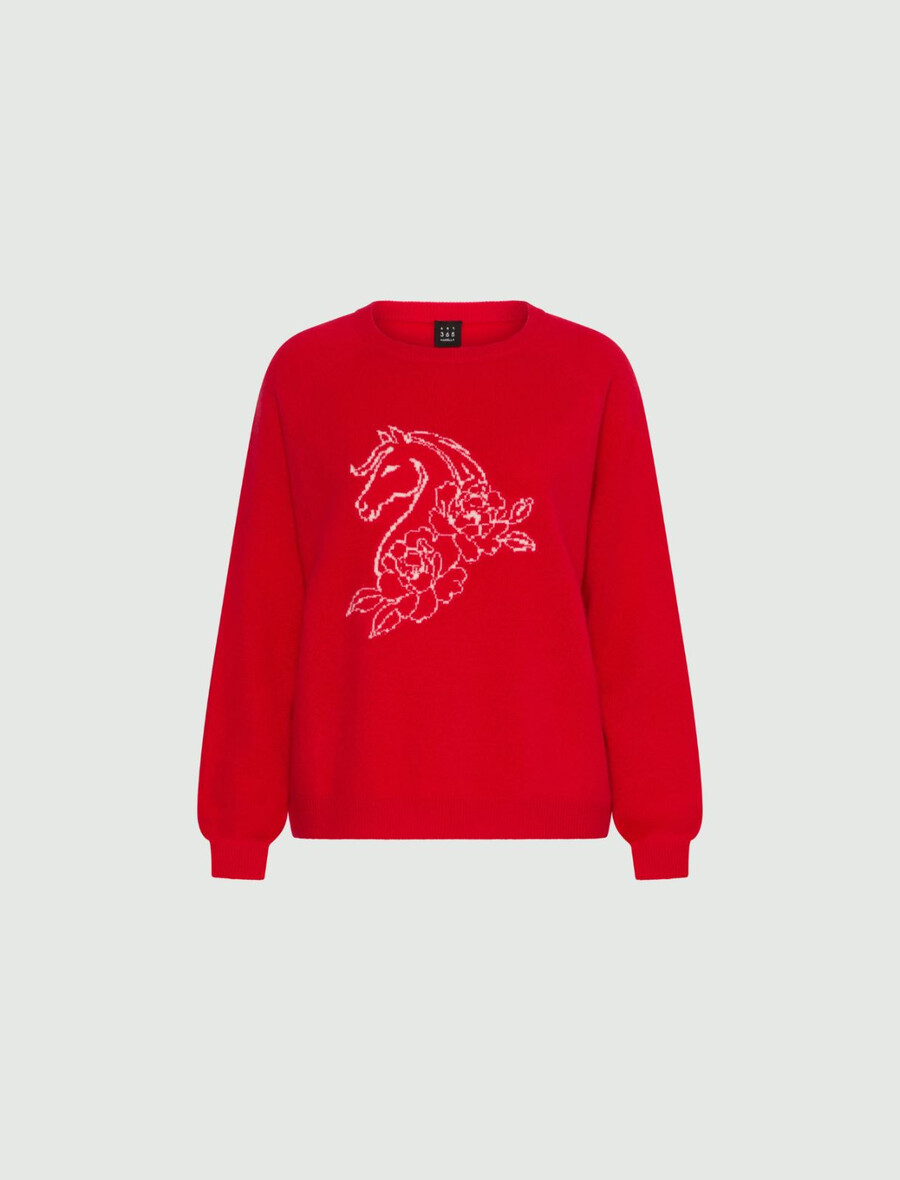 kaschmirpullover - rot