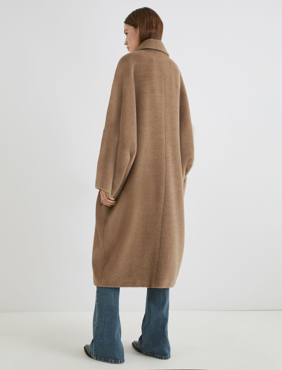 oversized alpakamantel - turtledove
