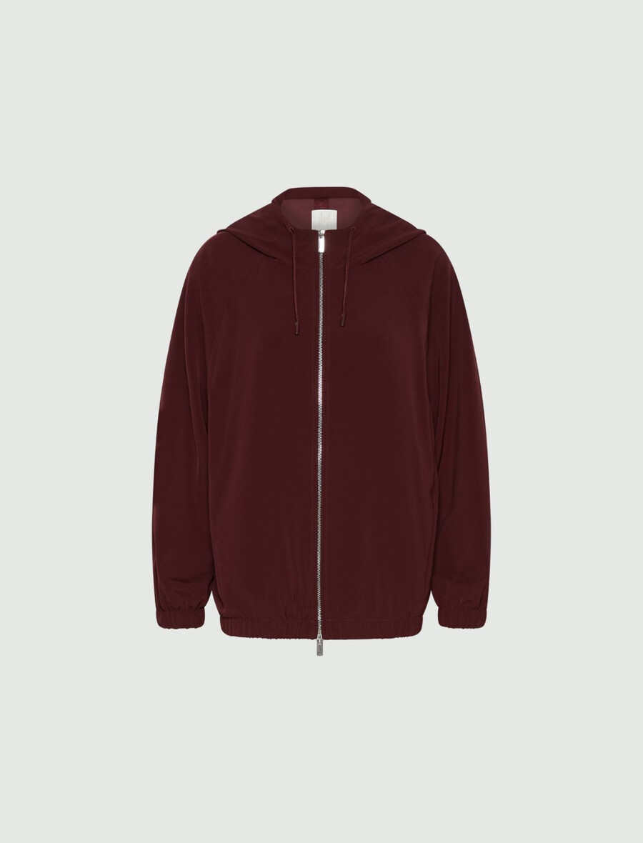 wasserabweisende blousonjacke - bordeaux