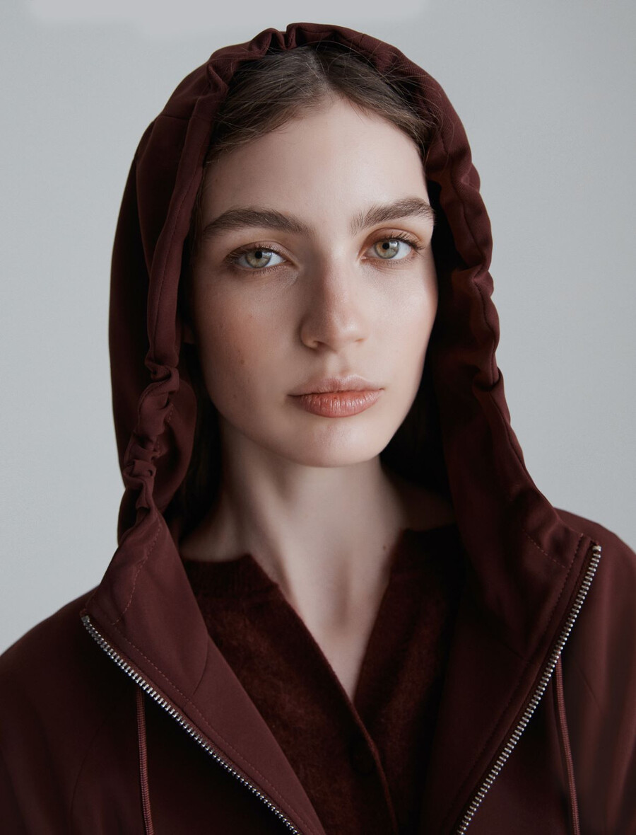 wasserabweisende blousonjacke - bordeaux