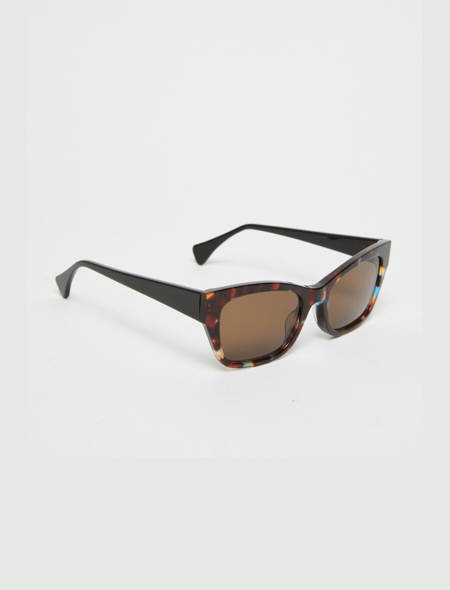 cat-eye-sonnenbrille – dunkle schildkröte