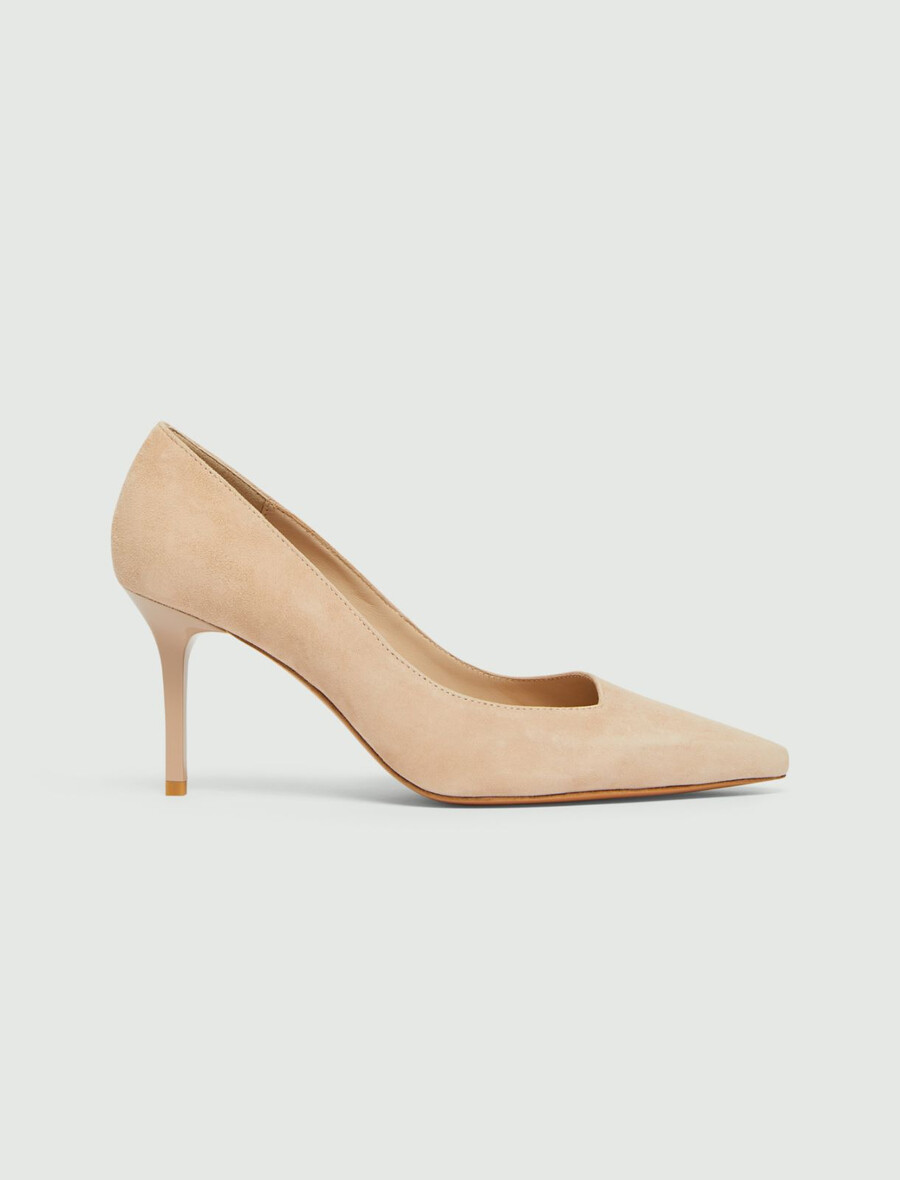 wildleder-pumps - nudo