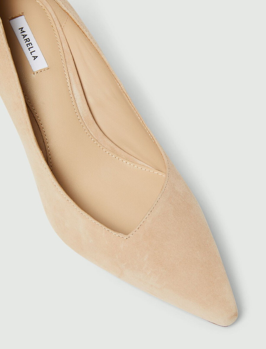 wildleder-pumps - nudo