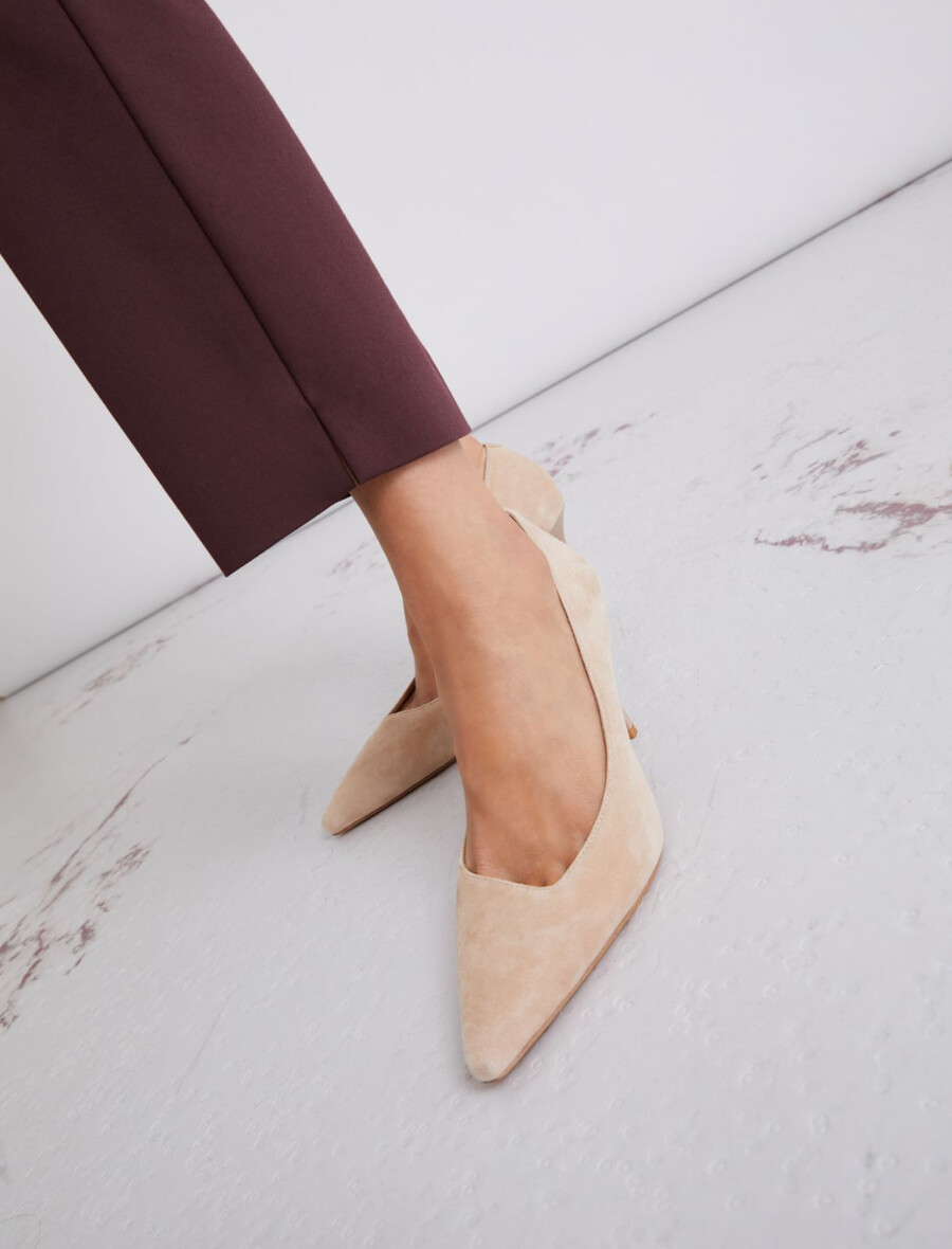 wildleder-pumps - nudo