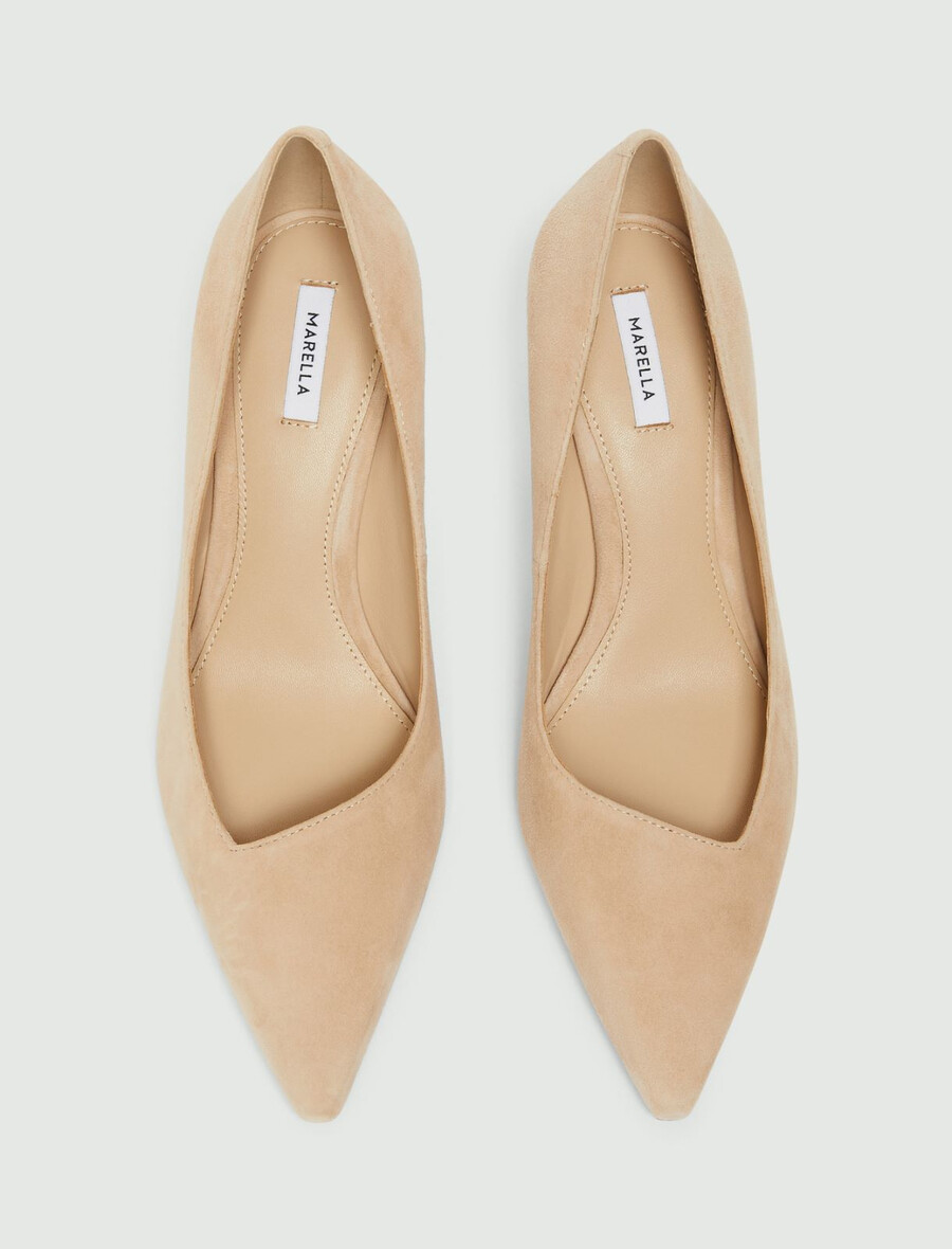 wildleder-pumps - nudo