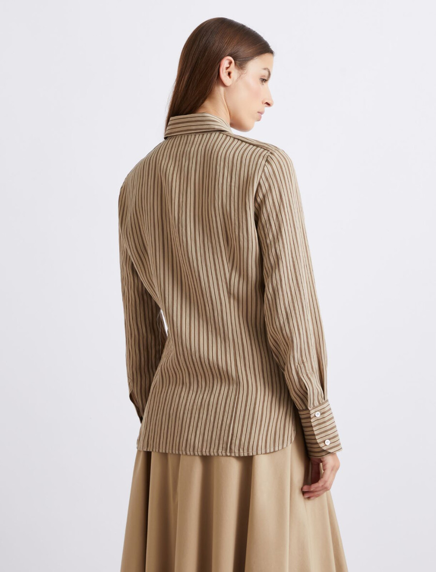 viskosehemd – haselnussbraun