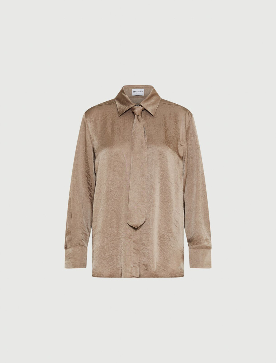 hemd aus knitterstoff - mud