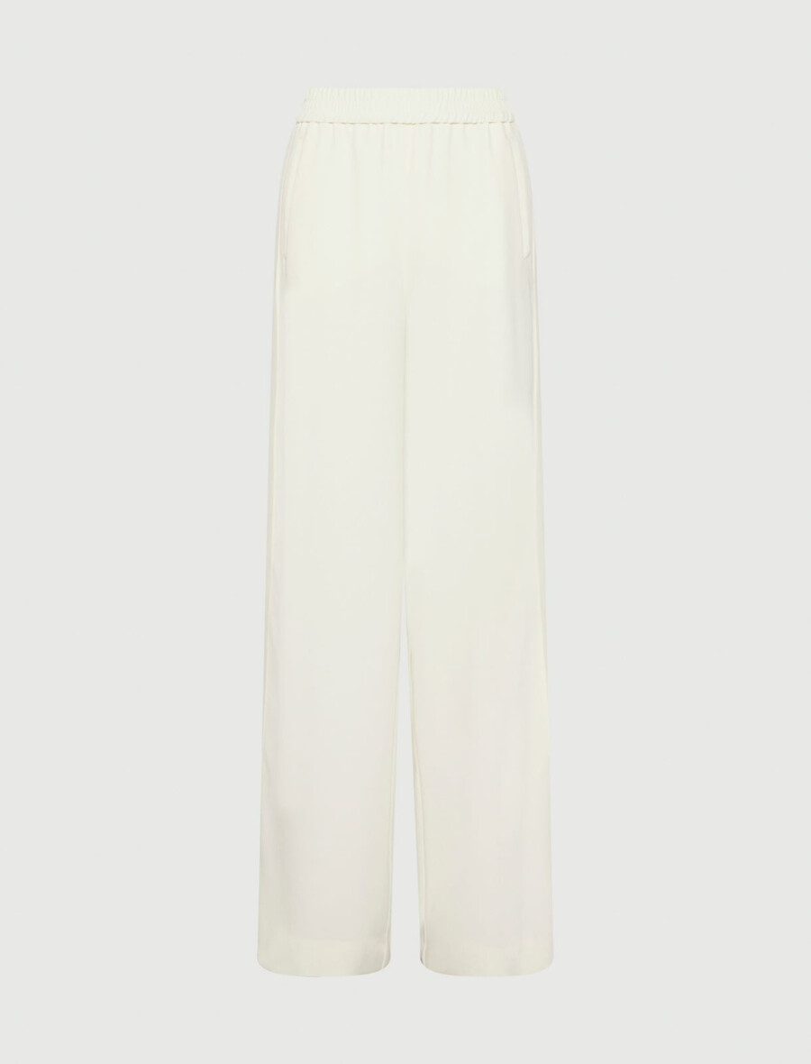 envers satinhose - wolle weiss