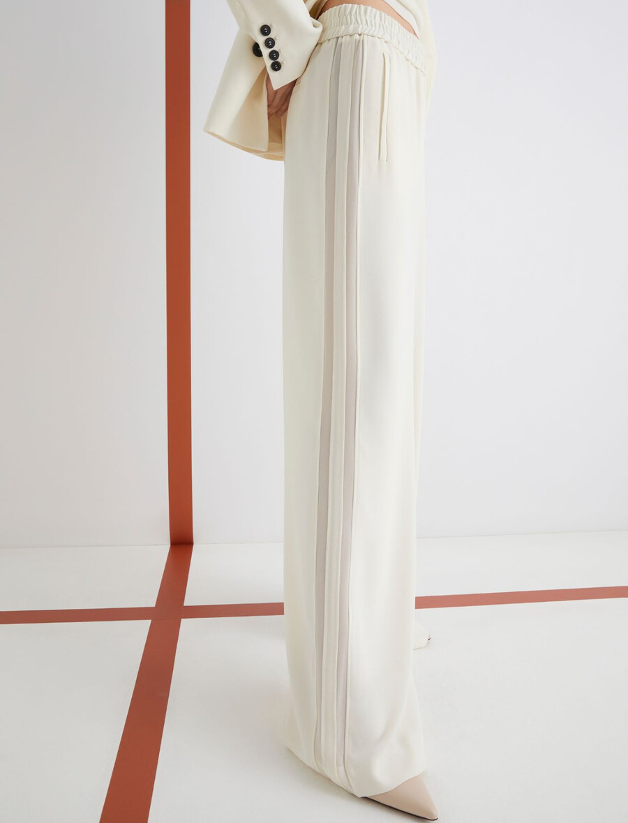 envers satinhose - wolle weiss
