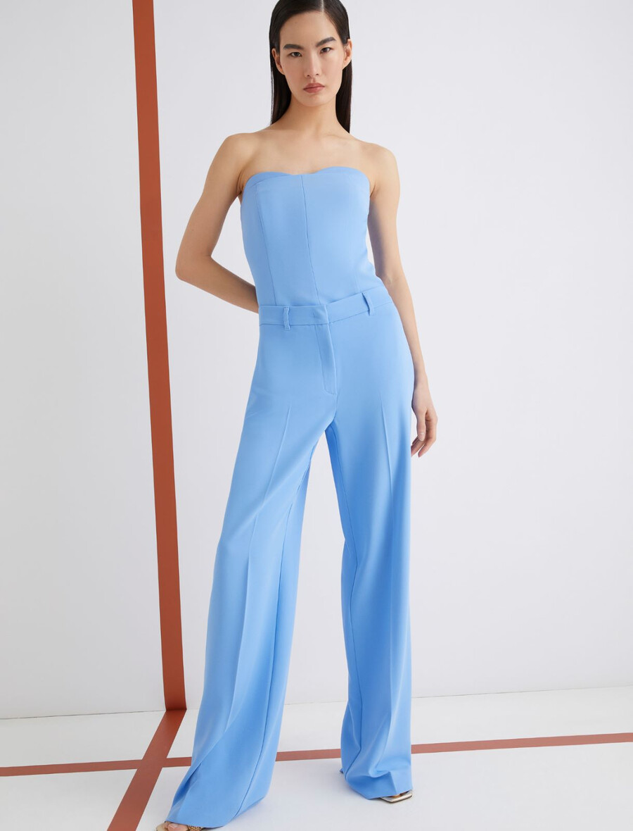 envers satinhose - hellblau