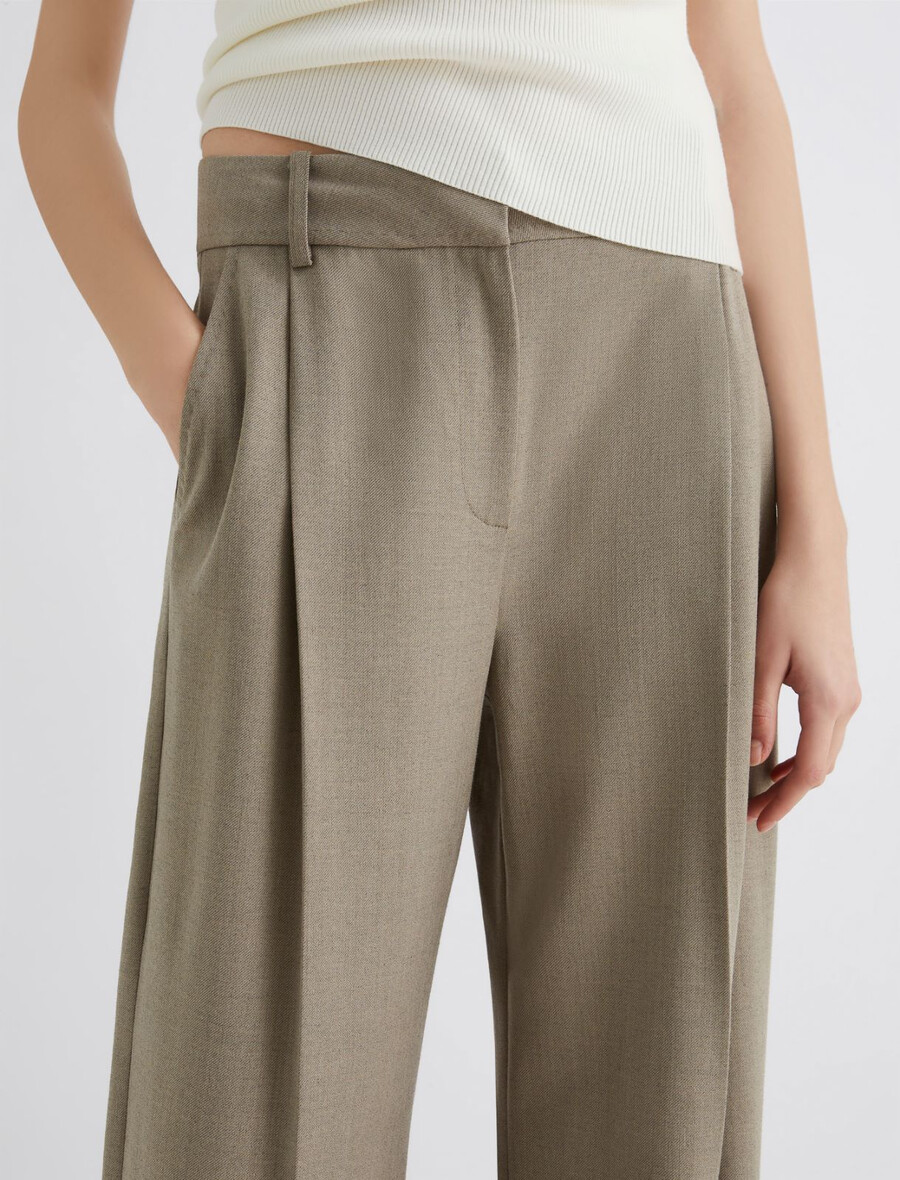 weit geschnittene twillhose - laurel