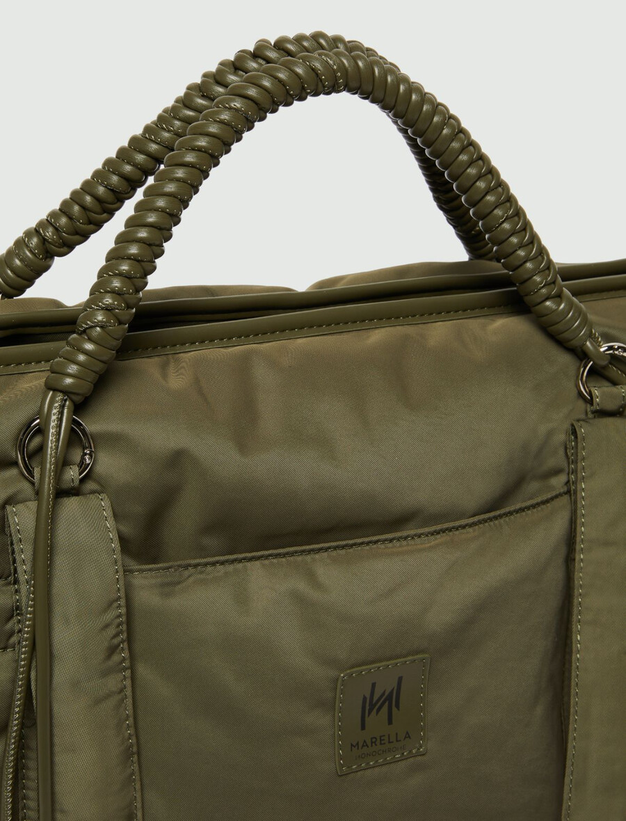 wochenendtasche mit zwei tragegriffen – olivgrÜn