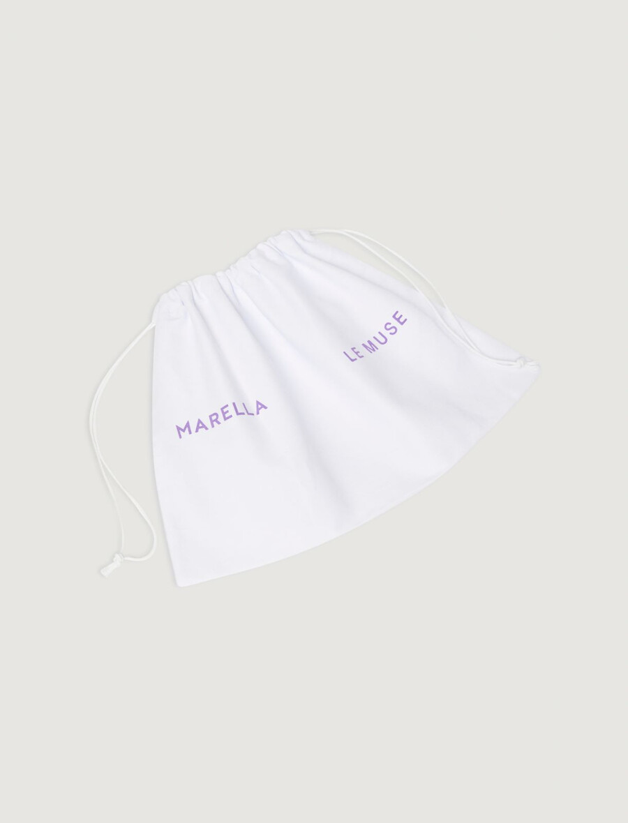 le muse kleine gepolsterte tasche - weiss