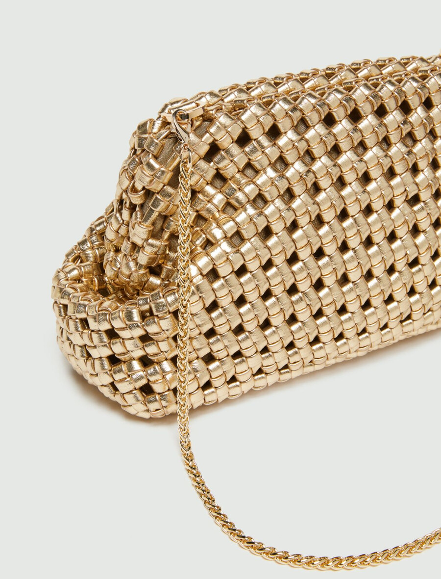 elegante kleine clutch – gold
