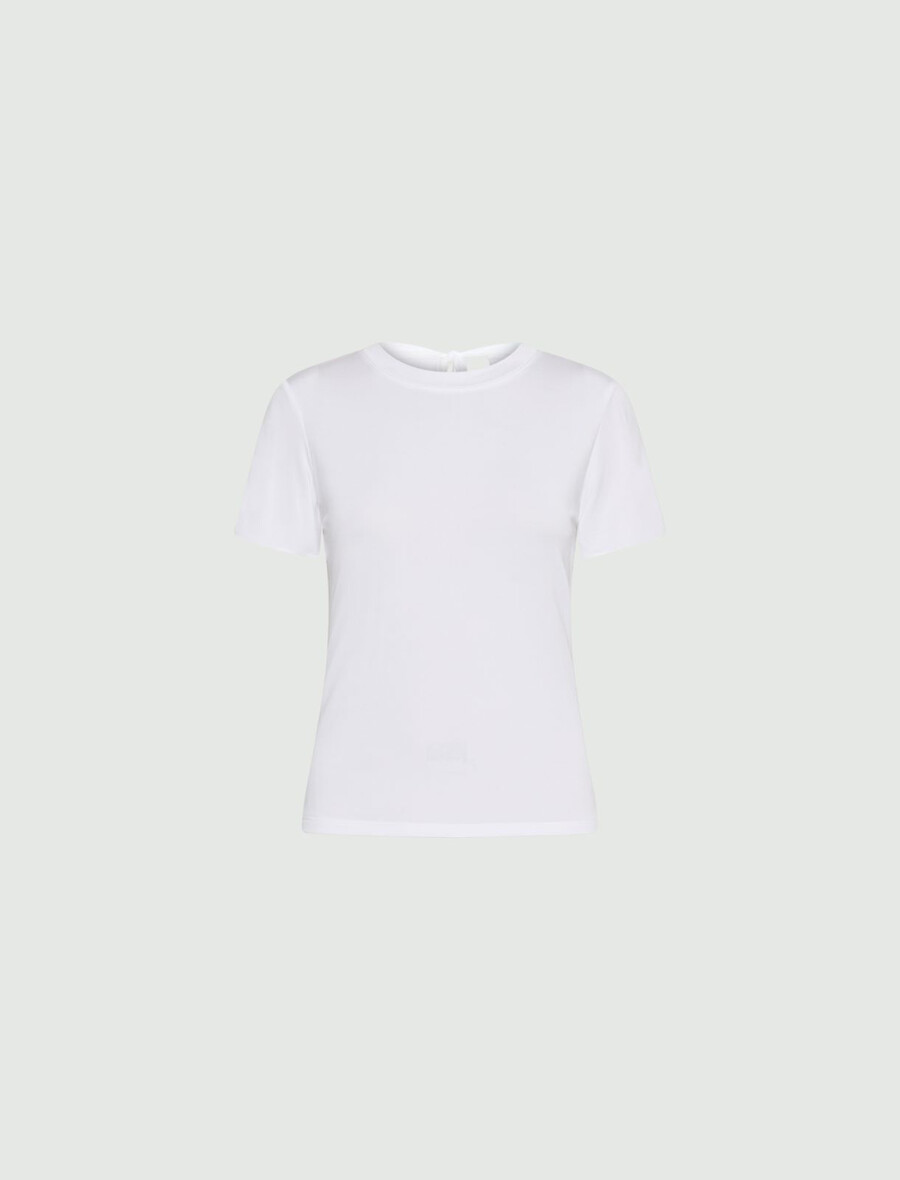viskose-jersey-t-shirt - weiss
