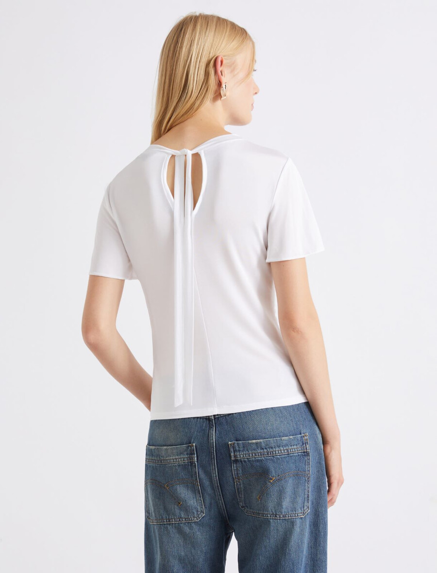 viskose-jersey-t-shirt - weiss